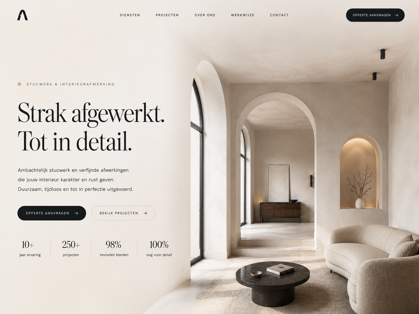 Website Afbouw Studio